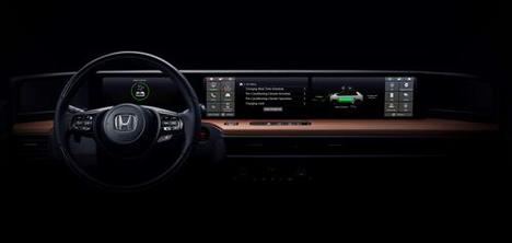 Primera imagen del interior del prototipo eléctrico de Honda