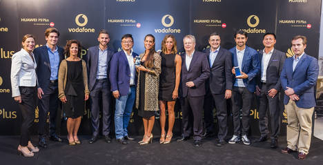 Huawei y Vodafone presentan en exclusiva Huawei P9 Plus en su edición Gold