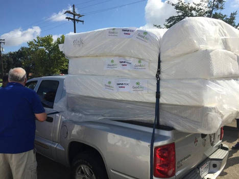 Tempur Sealy donará 1 millón de dólares en productos a las víctimas del Huracán Harvey