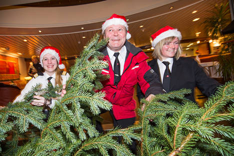 “Blanca Navidad” a bordo con Hurtigruten