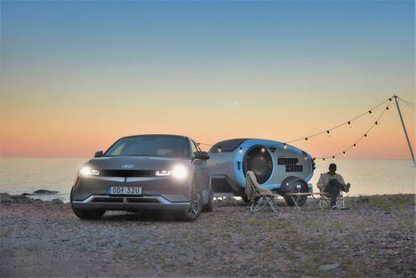 Llevando al galardonado Hyundai Ioniq 5 a una aventura de remolque en verano
 
