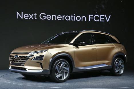 SUVs de pila de combustible de Hyundai
