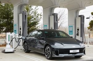 Funcionamiento del robot Hyundai de carga automática para vehículos eléctricos
