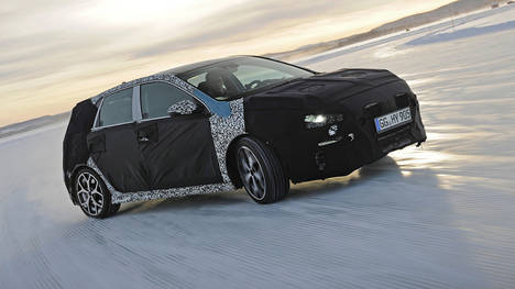El Hyundai i30 N realiza pruebas invernales