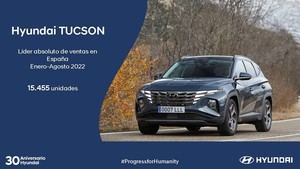 Hyundai Tucson, líder del mercado en España entre enero y agosto
 
