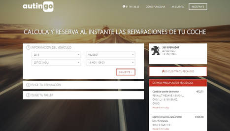 Autingo, la plataforma para calcular y reservar al instante las reparaciones del coche en talleres de confianza