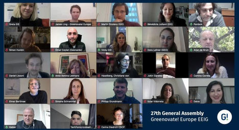 Imagen de archivo de la 27 Asamblea General de Greenovate Europa con la participación de GAIA.
