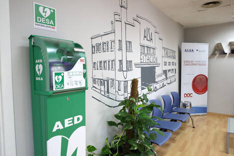 ALSA ofrece cardioprotección a 450.000 viajeros en autobús