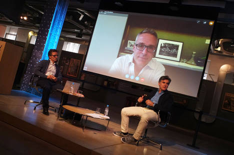 Mendelson en el videostreaming celebrado en el  Espacio Fundación Telefónica de Madrid