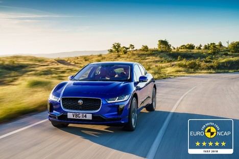 El Jaguar eléctrico I-Pace, máxima calificación de seguridad