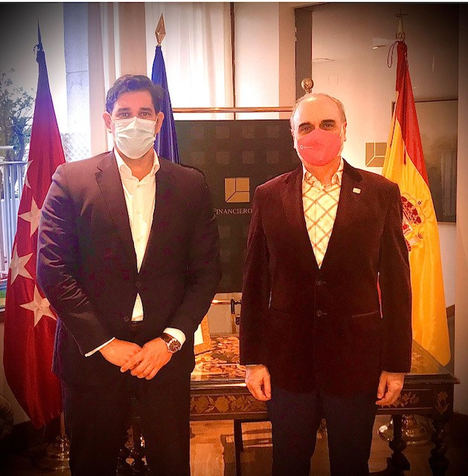 Javier de la Lama y Salvador Molina, clúster MADFintech.