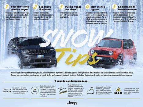 Jeep da rápidos consejos para conducir seguro en invierno
