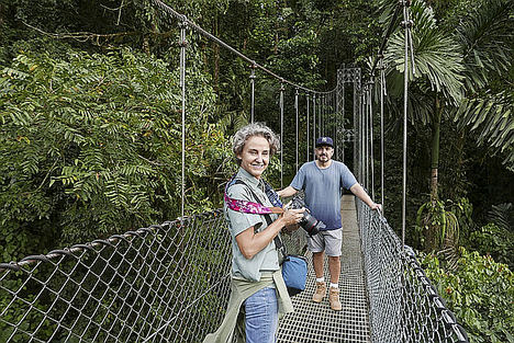 Juan Duyos y Carla Royo-Villanova en La Fortuna.