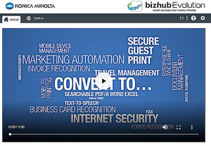 Konica Minolta revoluciona el mercado con sus servicios en la nube bajo el nombre de bizhub Evolution