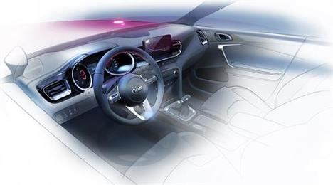 Kia Ceed, un interior de película