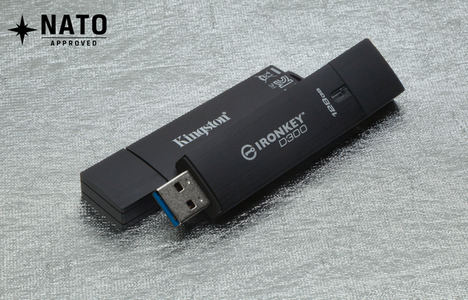 La gama de USBs cifrados IronKey D300 de Kingston logra el certificado de nivel restringido de la OTAN