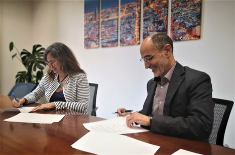 Susanna Carmona, Directora General de La Mutua de los Ingenieros y Guillermo Canal, Director Gerente de Feceminte.