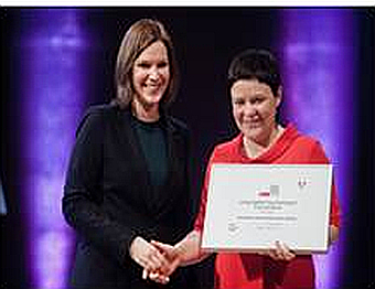 La directora de Marketing de Teka Polonia recibe el galardón Dobry Design 2017