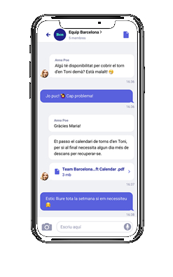 Lanzan la alternativa a WhatsApp para los empleados que no trabajan frente al ordenador