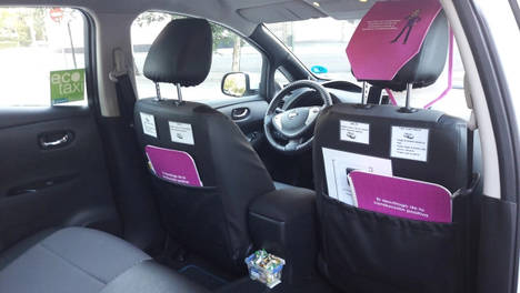 La primera flota de Taxis Positivos llega a Madrid