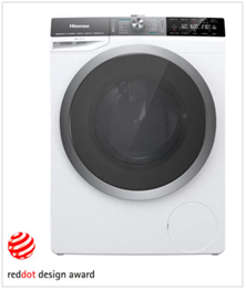 Lavadoras Hisense premiadas en los Reddot Design Awards.