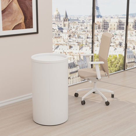 Levira premio A’Desing Award and Competition por su mesa cilindro