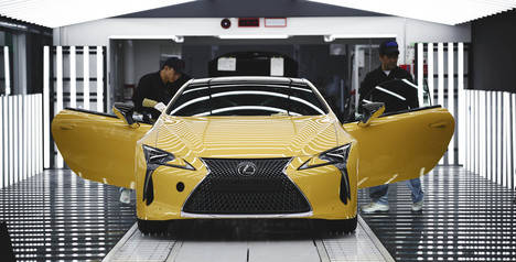 Nueva línea de producción del Lexus LC para Europa