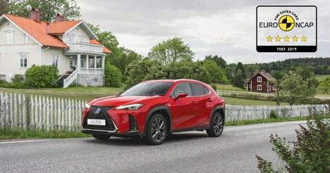 Lexus UX 250h mejor puntuación en las pruebas de seguridad