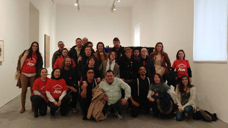 Los Voluntarios de la Fundación Aon España participan en “Salto al vacío”