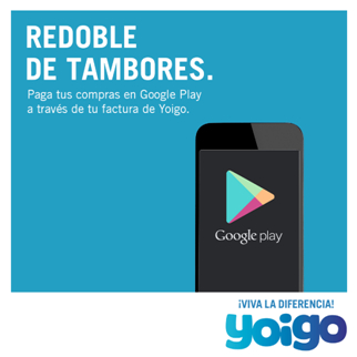 Los clientes de Yoigo ya pueden pagar en su factura las compras en Google Play