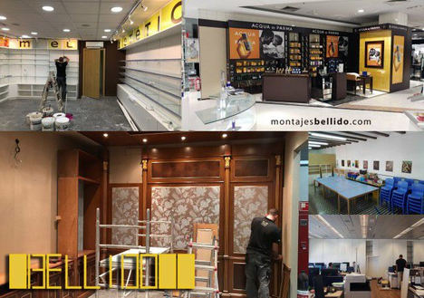 Los montajes internacionales y el montaje PLV de mobiliario comercial, el punto fuerte de Montajes Bellido