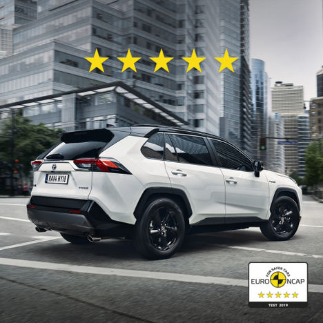 Los nuevos Toyota RAV4 hybrid y Corolla hybrid, cinco estrellas Euro NCAP