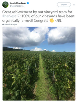 Louis Roederer, la primera Gran Maison de Champagne 100% ecológica