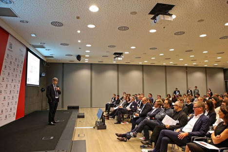 Luca de Meo, presidente de SEAT, durante el Startup Day el pasado 7 de octubre
