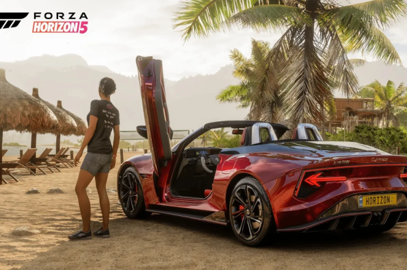 El MG Cyberster disponible en el Forza Horizon 5
