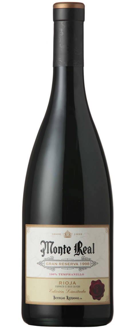 MONTE REAL GRAN RESERVA 1998.