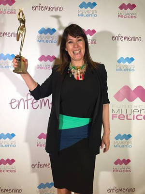 Mabel Lozano. Premio Mujeres del Tercer Milenio en Comunicación de Género.