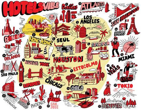 Madrid y Barcelona en el Top 15 de ciudades de EMEA, donde los viajeros han canjeado noches gratuitas del Programa Rewards de Hoteles.com