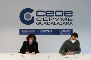 CEOE-CEPYME Guadalajara e ILUNION Facility Services firman un convenio de colaboración