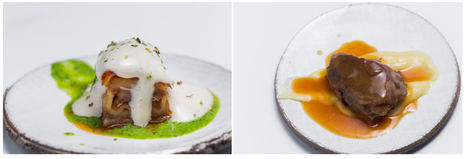 Lasaña ibérica y Carrilleras guisadas en vino de Jerez de Tapería Jamón Jamón.