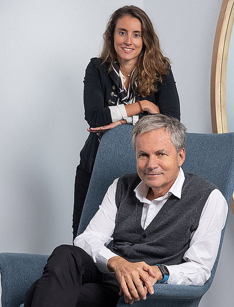 Martin Varsavsky, fundador y CEO de Goggo Network y Yasmine Fage, co-fundadora y COO.