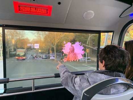 Mediapro, Telefónica y TMB desarrollan el primer proyecto de realidad aumentada sobre 5G en un autobús turístico