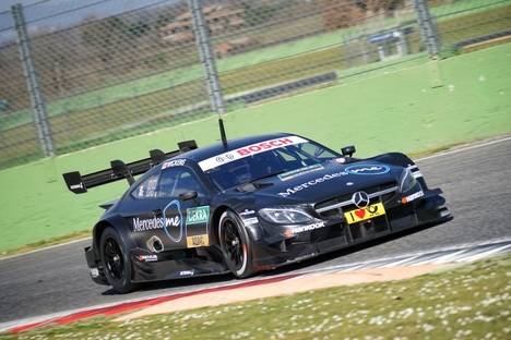 Test del Mercedes AMG C 63 DTM en Vallelunga