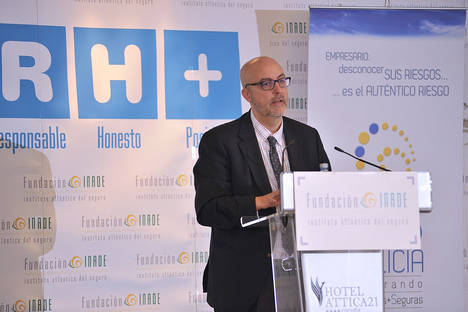 Miguel Ángel Vázquez, durante la sesión