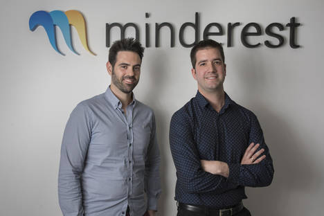 Juan Sánchez (CTO) y Antonio Tomás (CEO) de Minderest. 