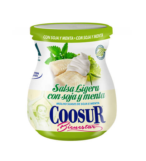 Coosur lanza su salsa ligera de soja y menta