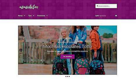Con la vuelta al cole nace Momochilas, especialistas en material escolar