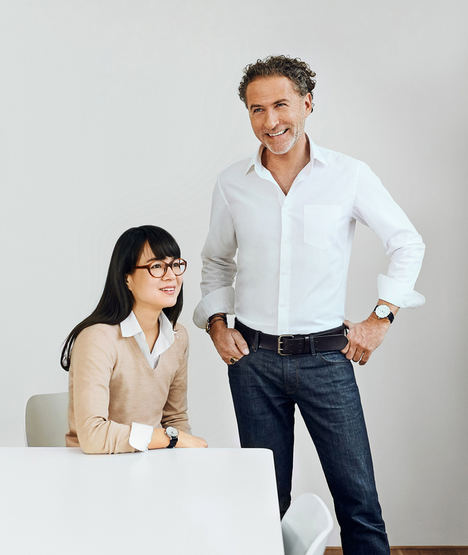 Los diseñadores de Autobahn: Werner Aisslinger y Tina Bunyaprasit.
