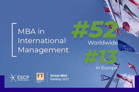 ESCP Business School entra con éxito en el Ranking Global MBA del Financial Times