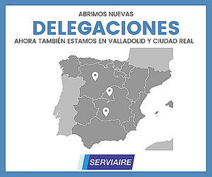 SERVIAIRE, empresa referente en soluciones globales en aire comprimido, abre nuevas delegaciones en España